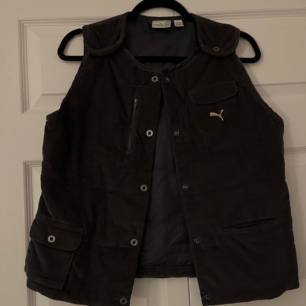 Vintage Corduroy Puma Vest